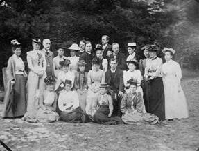 Maria and some of the children in the 1890s